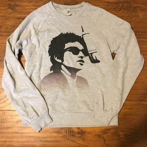 Unisex American apparel Bob Dylan sweatshirt